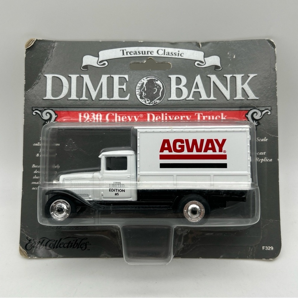 Dime Bank Vintage 1930 Chevrolet AGWAY Delivery Truck 1995 Ertl Collectible New